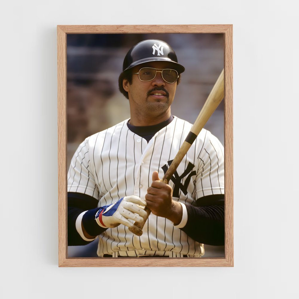 Poster Reggie jackson bat – affiche Baseball (vue 4)